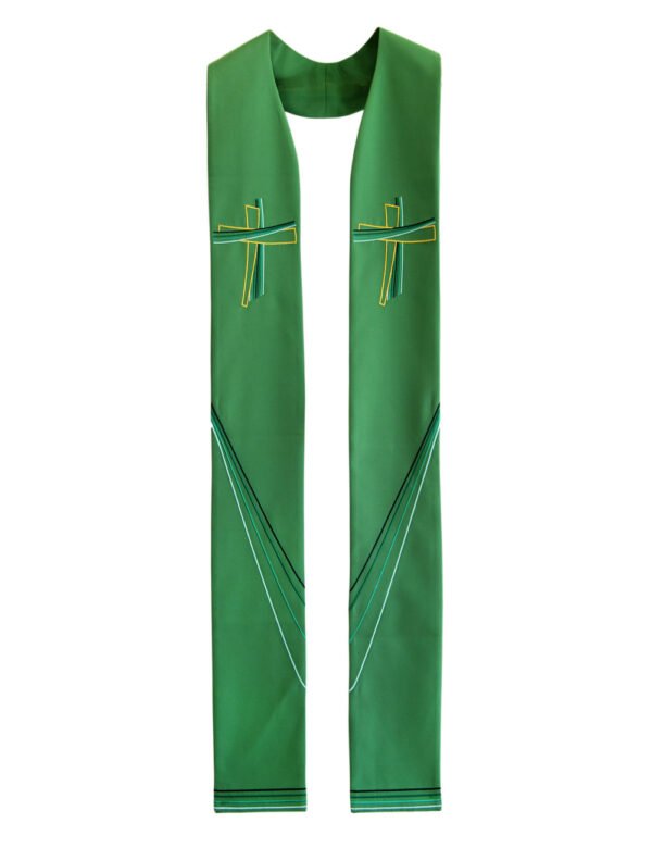 Green Stole with Green Cross