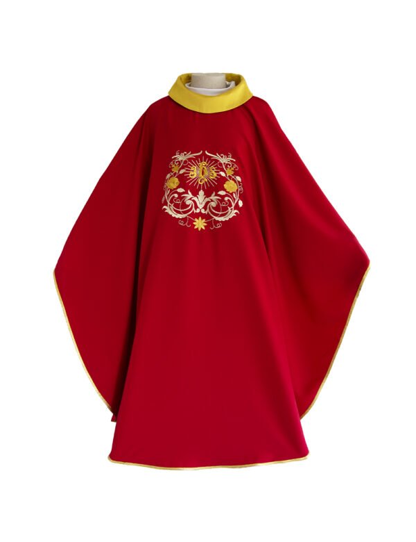 Chasuble JHS - Red and Gold
