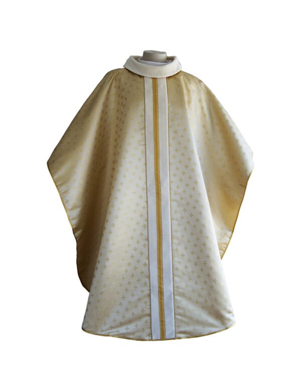 Damascus Chasuble - Pearl