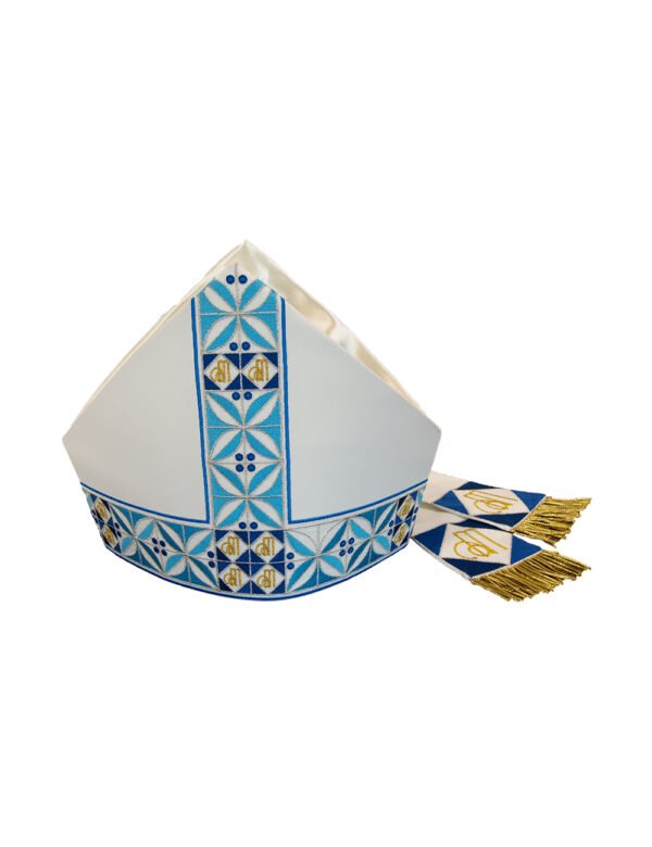 Episcopal Miter with Marian Embroidery