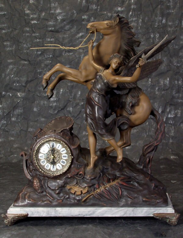 Bronze Watch with Horse
