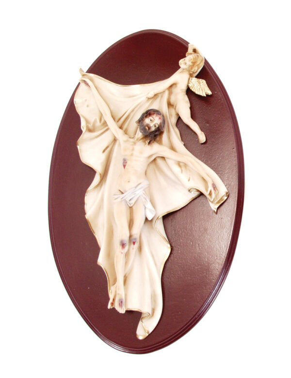 Christ with a sheet in the frame