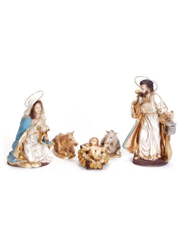 Complete nativity scene