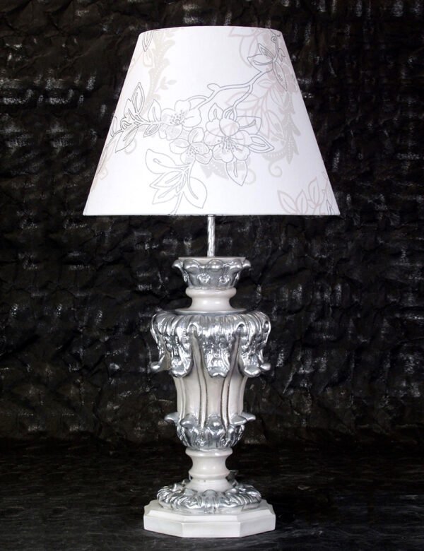 Silver Table Lamp