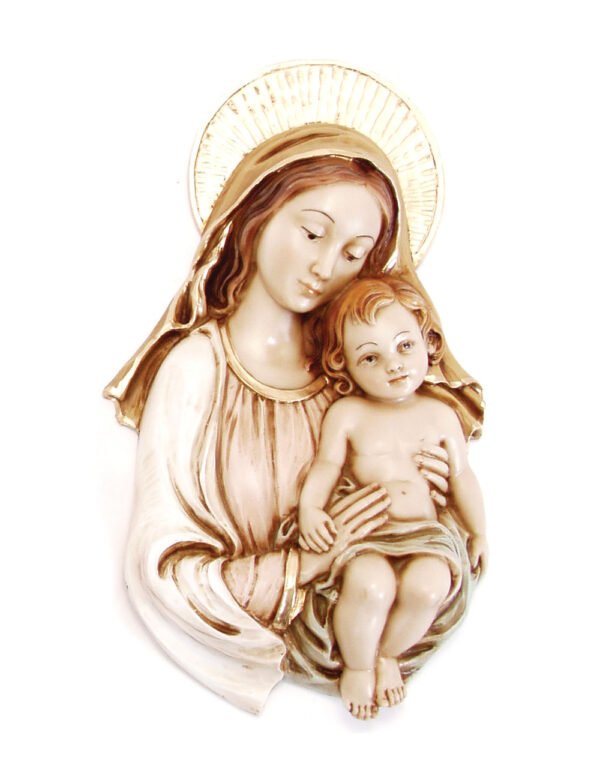 Golden Image of Mother and Boy