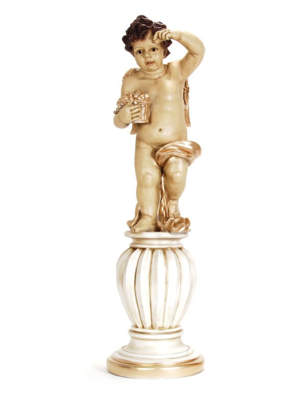 Angel with basket of fruits