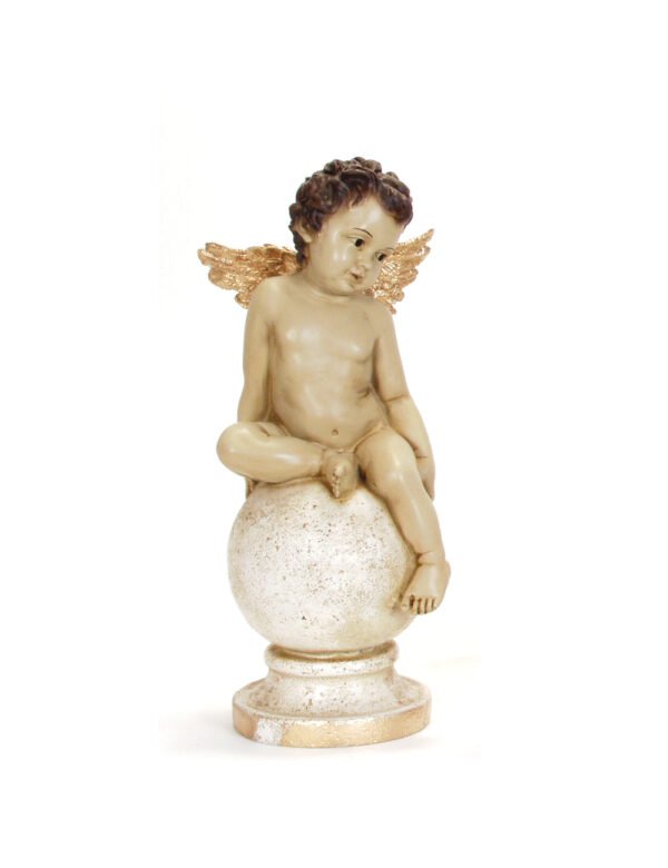 Seated Angel in Beige or Gold