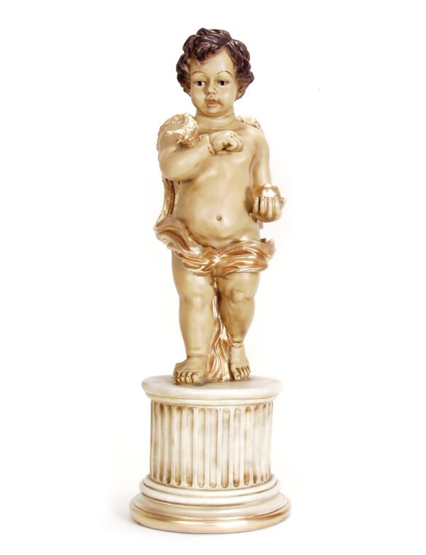 Angel on Column with Apple and Bird