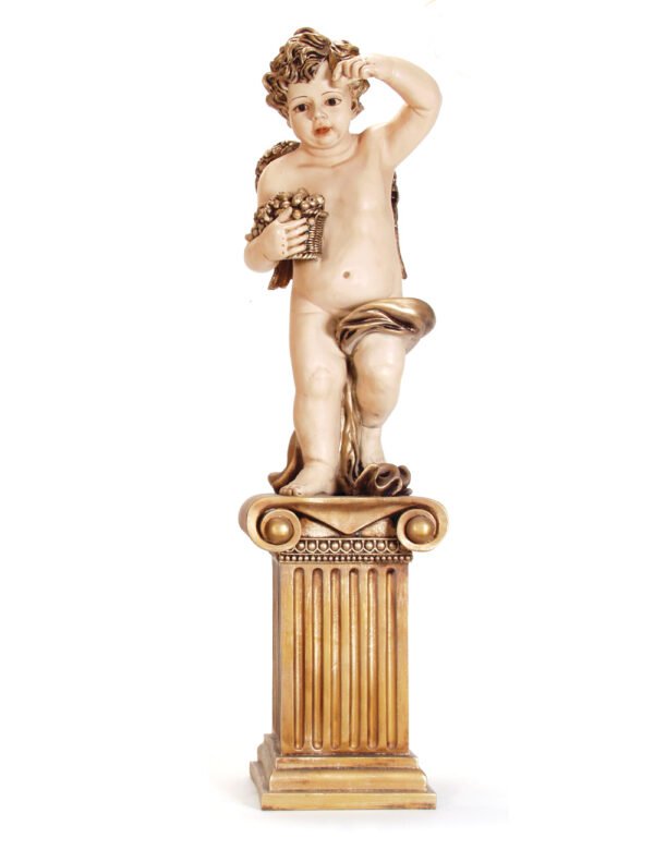 Angel with basket of fruits