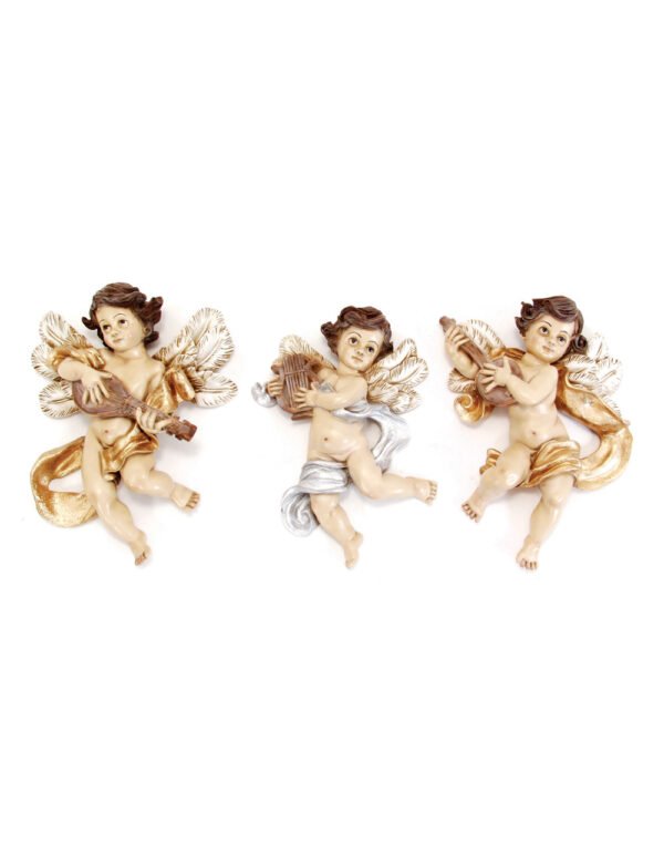 Collection of 3 Angels with Instruments