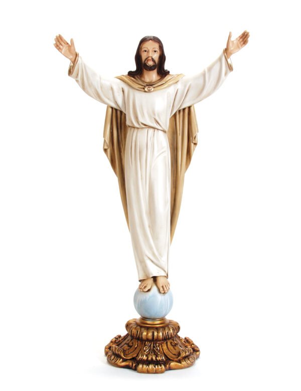 White and Gold Resurrected Christ