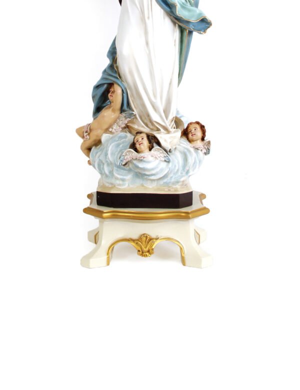 Base with Angels and Clouds